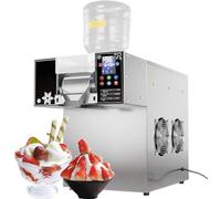 MQDLJSE Máquina eléctrica para raspar Hielo de 360W/750W/1200W, para Helados, para Hacer Hielo en Copos de Nieve de 60kg/120kg/180kg/24H, trituradora de Hielo para Conos de Nieve, máquina