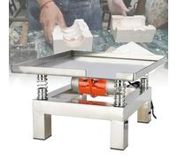 MQDLJSE Mesa vibratoria eléctrica para hormigón, 13,78 x 13,78 cm, Banco de Pruebas vibratorio pequeño, Plataforma compactadora de Acero Inoxidable de 110 V/220 V, para Laboratorio, almacé