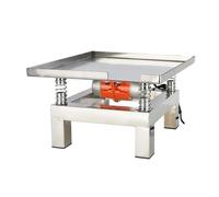 MQDLJSE Mesa vibratoria eléctrica para hormigón de 110 V/220 V, Banco de Pruebas de vibración de 13,78 x 13,78 Pulgadas, Plataforma de Prueba de vibración de Acero Inoxidable, 220 V.