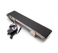 MQDLJSE Mini Cinta transportadora eléctrica de Escritorio, transportadora de PVC con Ajuste de Velocidad, pequeña vía de Carga para procesamiento de Alimentos y Embalaje de Productos, Colo