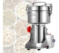 MQDLJSE Molinillo eléctrico de Granos - Molinillo Comercial de Alta Velocidad, Molinillo de Cocina para molienda superfina, Capacidad de 430-2000 g, harina, Semillas y Hierba