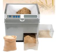 MQDLJSE Separador automático de Salvado de arroz de 500 W, máquina eléctrica de molienda y pelado de arroz de 30 kg/h con precisión de molienda Ajustable, desgranadora de Cereales de Trigo