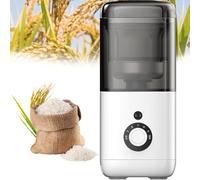 MQDLJSE Separador de Salvado de arroz, peladora de Trigo portátil de 300 W, precisión de molienda de 7 velocidades, Temporizador Inteligente, descascaradora eléctrica de 480 ml para Uso do