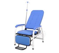 MQDLJSE Silla de extracción de Sangre para flebotomía con Soporte, Silla de Cuero para infusión Individual, Banco de vestíbulo Totalmente reclinable, sillas de recepción para Sala de esper
