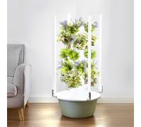 MQDLJSE Sistema de Cultivo hidropónico, Sistema de Cultivo hidropónico Tower Garden, jardín Inteligente de Interior con luz LED, Torre de Cultivo hidropónico de Interior para Plantas y Ver