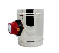 MQEIANG 220V Damper Motorizado Eléctrico de Aire de Ventilación HVAC - Válvula de Tubo de 80-400 mm de Diámetro - 1 Pieza