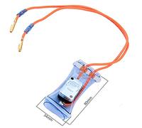 MQEIANG AC 250V 10A-7 Grados Celsius 2 Cables (Cuadrados) Termostato de descongelación de frigoríficos bimetálicos Termostato de descongelación de frigorífico Piezas de Repuesto