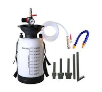 Mqetly 1 Kit de Bomba de Transferencia de Aceite de Engranajes Neumático con Adaptadores Botella de Relleno ATF Y Medidor de Presión Adecuada para Talleres D, con adaptadores
