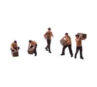 Mqiklt 5 Piezas Figuras Miniatura Modelos Pequeños Decorativos Figuritas Diorama Micro Paisaje Resina Representación Detallada Adecuado para
