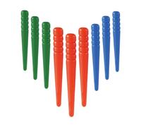 Mqiklt 9 Piezas de Clavijas para Tablero de Cribbage, Accesorios de Repuesto para Clavijas de Cribbage, Juego de Tablero Portátil con Clavijas Rojas, Azules