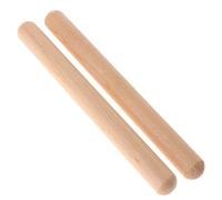 Mqiklt Baquetas de Madera de Arce 5A Palos para Batería con Mango Ergonómico Punta Ovalada Ligeros Adecuadas para Ejercicios Infantiles en Ensayos Musicales