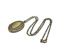 Mqiklt Collar con Colgante Tallado Unisex, Gargantilla India Que Se Puede Abrir, Joyería, Adorno de Regalo