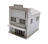 Mqiklt Escena de Arquitectura de Casa Japonesa en Miniatura a Escala 1/87, Modelo para Maqueta de Ferrocarril, Modelo Ensamblado para Mesa de Arena, Maqueta, 8cmx10cmx9.1cm