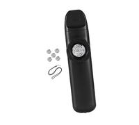 Mqiklt Este Kazoo Incluye 5 Membranas de Repuesto Y Una Correa para El Cuello. Es de Tono Ajustable, Fácil de Aprender Y Perfecto para Fiestas, Negro