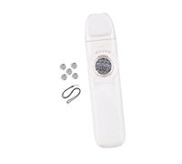Mqiklt Este Kazoo Incluye 5 Membranas de Repuesto Y Una Correa para El Cuello. Es de Tono Ajustable, Fácil de Aprender Y Perfecto para Fiestas, Blanco