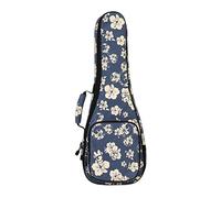 Mqiklt Estuche de Viaje para Ukelele, Bolsas Profesionales para Conciertos de Ukelele, Estuche para Partituras con Correas Ajustables, Mochila de Nailon para, 26 pulgadas azul