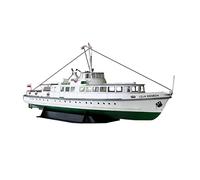 Mqiklt Lilla Maqueta Barco Papel Kit Manualidad Modelo Embarcación Escala 1/100 Colección Ornamento Decoración Estantería Adecuado para