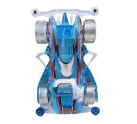 Mqiklt Mini Coche Juguete DIY Kits Vehículo Eléctrico Chasis Ciencia Material PP Ensamblable Fomenta Habilidad Manual Creatividad Niños Proyectos, Azul