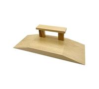 Mqiklt Rampa de Madera para Tabla de Palma, Parque de Patinaje para Tabla de Palma, Mejora La Creatividad, Trucos Rápidos, Accesorios Versátiles, Juguete Par
