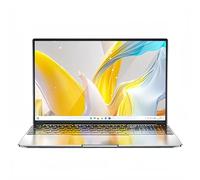 MQL-HDX Portátil Plateado/Rosa de 15,6 Pulgadas, portátil para Estudiantes, Negocios, Oficina, portátil, Delgado y Ligero, batería de Gran Capacidad,Silver-16G+1T