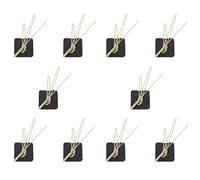 MQODLFP 10 relojes de pared grandes silenciosos con mecanismo de relojes, mecanismo de cuarzo, piezas de movimiento, piezas de reloj de reparación, juego de herramientas de manos