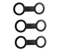 MQODLFP 24 clips de silicona para buceo y esnórquel, color negro