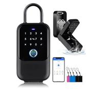 MQODLFP Smartlock Box - Caja de bloqueo de llaves inalámbrica, caja de bloqueo electrónico, aplicación de caja de bloqueo electrónico, agente inmobiliario, oficina, hogar, almacén
