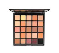 MQPALZKD 25 colores sombra de ojos perla color tierra placa maquillaje humo multicolor mate