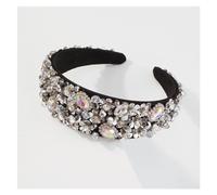 MQPALZKD Accesorio for el cabello con diadema de taladro, conjunto pequeño de lentejuelas, diadema de cristal de imitación de industria pesada(1-Pack)