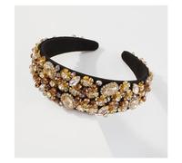 MQPALZKD Accesorio for el cabello con diadema de taladro, conjunto pequeño de lentejuelas, diadema de cristal de imitación de industria pesada(3-Pack)