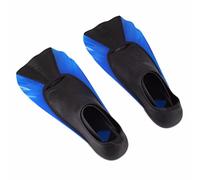 MQPALZKD Aletas Cortas for niños Snorkeling Natación Buceo Entrenamiento Portátil Portátil Zapatos de Rana Corta Natación Aletas de natación(BLU,S Code)