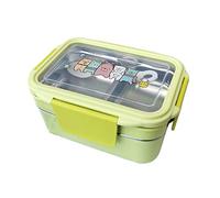 MQPALZKD Bonita lonchera de acero inoxidable portátil para oficina, caja bento para llevar a cabo (D)