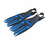 MQPALZKD Comodidad Flexible for Adultos TPR Aletas de Buceo Profundo de Buceo Antideslizante Profesional DE Snorkeling Profesional Abierto(BLU,S Code)