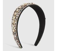 MQPALZKD Diadema con conjunto de diamantes, diadema con borde ancho, accesorio for el cabello con temperamento(3-Pack)