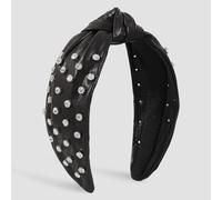 MQPALZKD Diadema con nudo cruzado de PU de sentido Superior, accesorios for el cabello con inserción de aire fresco y temperamento(3-Pack)