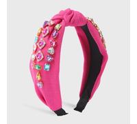 MQPALZKD Diadema de diamantes de color geométrico, nudo de temperamento, diadema superior craneal alta, accesorios for el cabello(black-Soul Eater1)