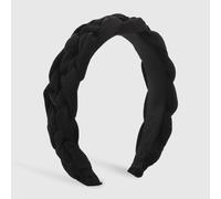 MQPALZKD Diadema trenzada Vintage trenzada personalidad temperamento diadema de presión de borde ancho(black-Soul Eater1)