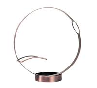 MQPALZKD Estante De Vino Soporte Redondo Botella Individual Bar Decoración Organizador Barware Soporte De Encimera(Silver)