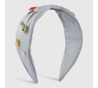 MQPALZKD Personalidad cruzada borde ancho comunicado de prensa banda for el cabello temperamento color broca aro femenino(black-Soul Eater1)