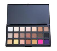 MQPALZKD Placa de sombra ojos 21 colores, maquillaje humo tierra, placa Color, cuenta mate