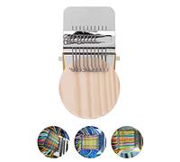 MQSHUHENMY Darning Mini Loom Machine, Darning Loom, Small Weaving Loom, Wooden Darning Loom Type Weave Tool, Quickly Portable Mending Loom, Portable Speed Weaver Darning Loom (28 Hooks)