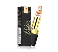 MQSHUHENMY Flower Lipstick Crystal Jelly Color Changing Lipstick, Lipstick Lasting Moisturizer Color Change Lip Balm Dry Flower Cosmetics Makeup Lipstick Jelly (C)