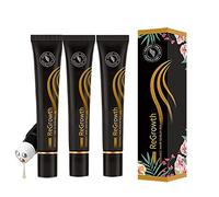 MQSHUHENMY Regrowth Organic Hair Serum Roller Set, Hair Care Anti Stripping Liquid, Triple Roll-On Massager Hair Growth Essence, Organic Hair Serum Roller for Men and Women of All Hair Types (3Pcs)