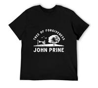 MQTFashFB HUGU Tree of Forgiveness John Prine Tshirt Black Black