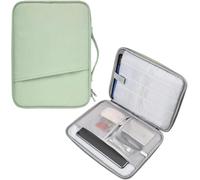 MQVQAUBST Bolsa for tableta adecuada for Huawei MatePad 11,5 SE 11 Air 11,5 S 12 pulgadas, cremalleras de doble vía, funda a prueba de golpes, Estuche portátil(Green,MatePad Air 11.5)