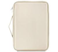 MQVQAUBST Bolso de cuero PU for tableta, adecuado for Lenovo Idea Tab Pro Gen 2/Xiaoxin Pad Pro GT 13 "TB376FC TB378FC, bolsa for portátil(Ivory)