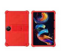 MQVQAUBST Funda Protectora a Prueba de Golpes for Tableta TCL Nxtpaper 11 Plus 9469X de 11,5 Pulgadas, de Silicona Suave con Soporte Trasero.(Red)