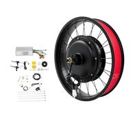 Mqwdxzfes Ebike - Kit de conversión de moto de 1000 W para bicicleta eléctrica, motor sin escobillas de 20 pulgadas con sensor Hall, resistente al agua IP52, kit de conversión para cuadro de bicicleta