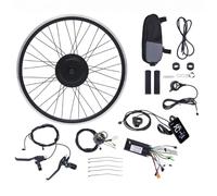 Mqwdxzfes Kit de conversión de bicicleta eléctrica de 27,5 pulgadas, 36 V, 500 W, con pantalla LCD y asistencia para pedales, motor eléctrico de bicicleta, motor sin escobillas para Commuter, City