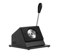 Mqwdxzfes Máquina de corte circular de 58 mm, máquina manual redonda con mango de 27,5 cm, troqueladora de papel, cortador de círculos, perforadora de papel, cortadora de papel para hacer botones
